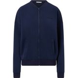 Hey Honey Womens Bomber Jersey Jacket Trainingsjack (Dames |blauw)