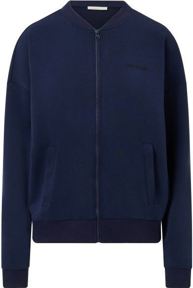 Hey Honey Womens Bomber Jersey Jacket Trainingsjack (Dames |blauw)