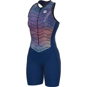 Alé Womens Triathlon Dive Sleeveless Tri Unitard Fietspak (Dames |blauw)