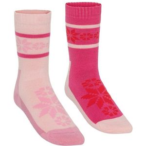 Kari Traa - Rusa Sock - Wintersokken - Roze - 2-Pack