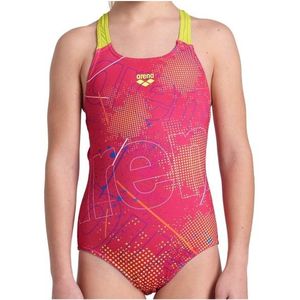 Arena Girls Galactic Swimsuit Swim Pro Back Badpak (Kinderen |roze)