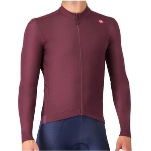 Castelli Espresso Thermal Jersey Fietsshirt (Heren |purper)