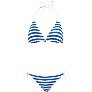 Banana Moon Womens Mikta Coastline Bikinibroekje (Dames |blauw/wit)