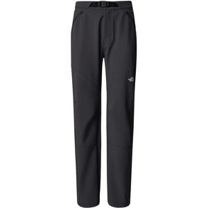 The North Face Womens Diablo Reg Straight Pant Softshellbroek (Dames |grijs/zwart)