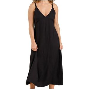 DEDICATED Womens Dress Svanhalla Jurk (Dames |zwart)