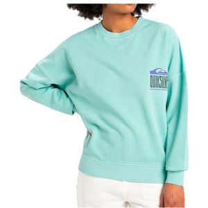 Quiksilver Womens Oversized Crew Trui (Dames |turkoois)