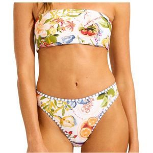 Seafolly Womens Riviera Coast Reversible Tube Top Bikinitop (Dames |oranje)