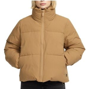 Selfhood Womens Short Puffer Winterjack (Dames |beige)