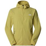 The North Face Mountain Athletics Hooded Wind Jacket Softshelljack (Heren |olijfgroen/beige)