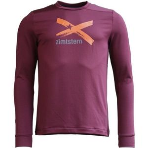 Zimtstern Crewz Shirt L/S Fleecetrui (Heren |purper)