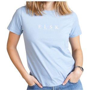 ELSK Womens Pure Essential T-shirt (Dames |blauw)