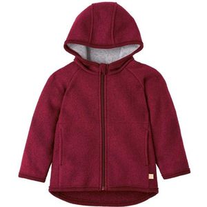 disana Kids Walk-Jacke Zipp Wollen vest (Kinderen |rood)