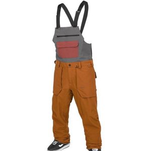 Volcom Roan Bib Overall Skibroek (Heren |bruin |waterdicht)