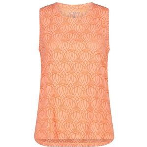 CMP Womens Sleeveless Burnout Jersey T-Shirt Top (Dames |oranje)