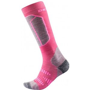 Devold Kids Alpine Sock Skisokken (Kinderen |roze)