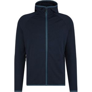 Heber Peak MerinoBlend SaplingHe Zip Hoody Trui met capuchon (Heren |blauw)