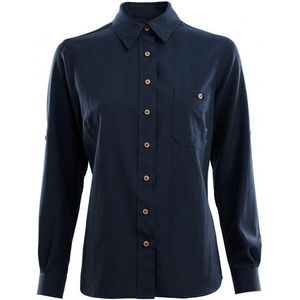 Aclima Womens Woven Wool Shirt Blouse (Dames |blauw)