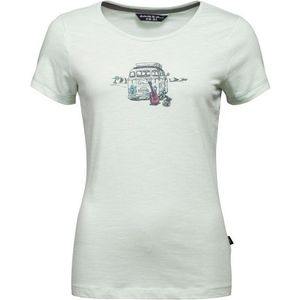 Chillaz Womens Gandia Out In Nature T-shirt (Dames |grijs/wit)
