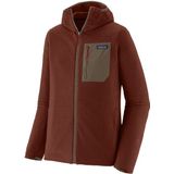 Patagonia R1 Air Full-Zip Hoody Fleecevest (Heren |rood/bruin)