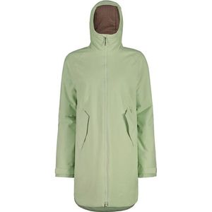 Maloja Womens KareckM Lange jas (Dames |groen |waterdicht)
