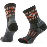 Smartwool - Hike Light Cush Floral Mid Crew - Wandelsokken - Grijs - 54% Wol, 44% Polyamide, 2% Elastaan
