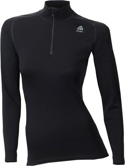 Aclima - WW Mock Neck - Merino-ondergoed - Zwart