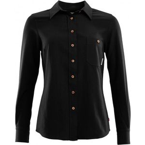 Aclima Womens Woven Wool Shirt Blouse (Dames |zwart)