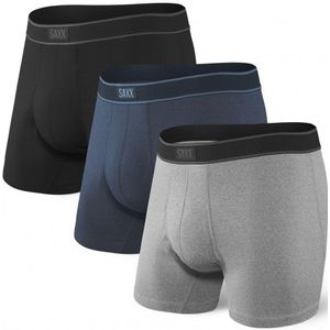 Saxx Daytripper Boxer Brief Fly 3-Pack Synthetisch ondergoed (Heren |grijs)