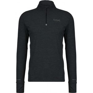 Stoic HelsingborgSt Performance Longsleeve with Zip Hardloopshirt (Heren |zwart)