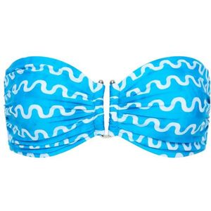 Seafolly Womens Soundwave DD U Tube Bikinitop (Dames |blauw)