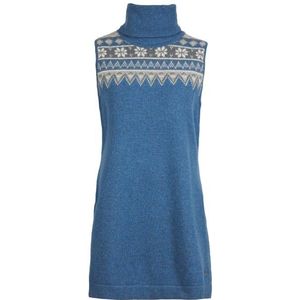 SKHOOP Womens Scandinavian Long Vest Jurk (Dames |blauw)