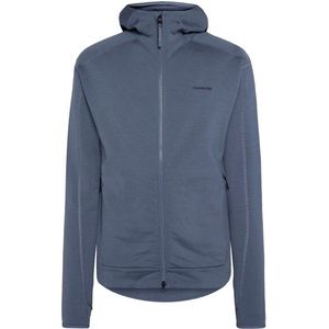 KnowledgeCotton Apparel Cleaver Wool 320 Fleece Hoody Fleecevest (Heren |blauw)