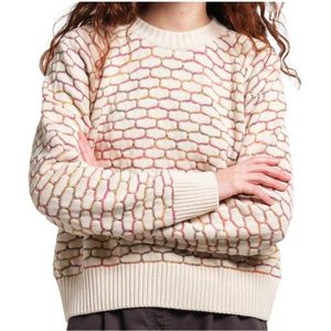 DEDICATED Womens Sweater Husie Honey Comb Trui (Dames |roze)