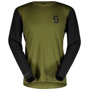 Scott Trail Vertic L/S Fietsshirt (Heren |olijfgroen)