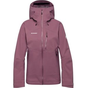 Mammut Womens Alto Guide Hardshell Hooded Jacket Regenjas (Dames |purper |waterdicht)