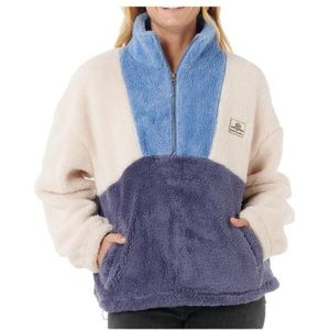 Rip Curl - Block Party - Fleecetrui - Blauw