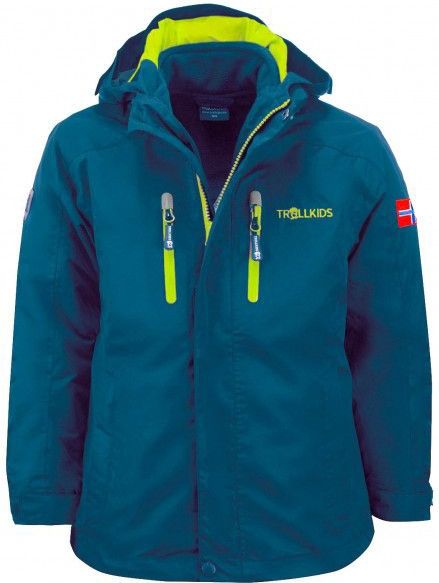 Trollkids - Myrdal 3in1 Jacket Pro - 3-in-1-jas - Blauw - Waterdicht