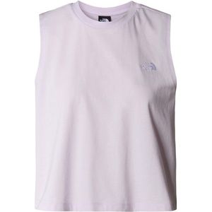 The North Face Womens Essential Relaxed Tank Tanktop (Dames |wit/purper)