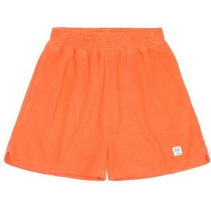KnowledgeCotton Apparel Womens Posey Elastic Waist Bouclé Short (Dames |oranje)