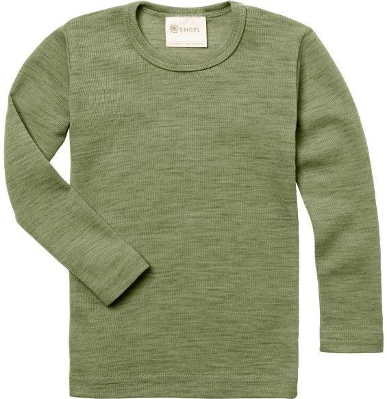 Engel - Kinder-Unterhemd L/S - Ondergoed - Olijfgroen