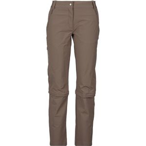 Vaude Womens Farley Stretch Capri T-Zip Pants III Afritsbroek (Dames |bruin)