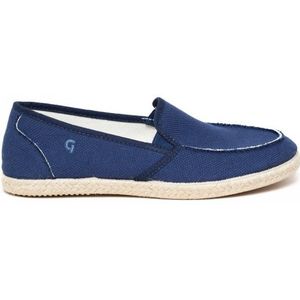 Pantoffels - Groen - Gerecycled Linnen - Antislip Rubberen Zool