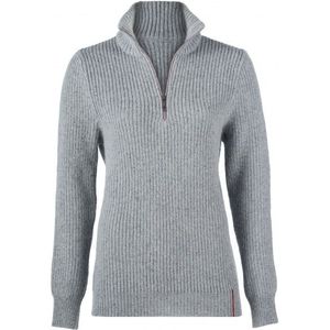 Engel Womens Troyer Wollen trui (Dames |grijs)