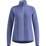 Odlo Womens Mid Layer Full Zip Grid Fleece Fleecevest (Dames |purper)