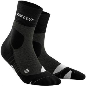 CEP Hiking Merino Mid-Cut Socks Compressiesokken (Heren |zwart)