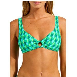 Seafolly Womens Sorrento Ring Front Tank Bikinitop (Dames |oranje)