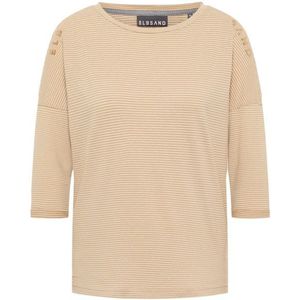 ELBSAND Womens Veera T-Shirt Longsleeve (Dames |beige)