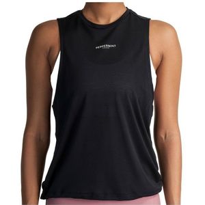 PEPPERMINT Womens Signature Tank Fietsshirt (Dames |zwart)