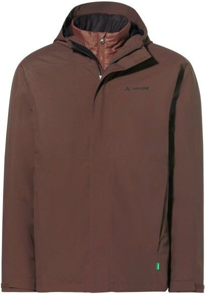 Vaude - Neyland 3in1 Jacket - 3-in-1-jas - Bruin - Waterdicht