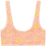 Picture - Wahine Printed Top - Bikinitop - Wit - UV-bescherming